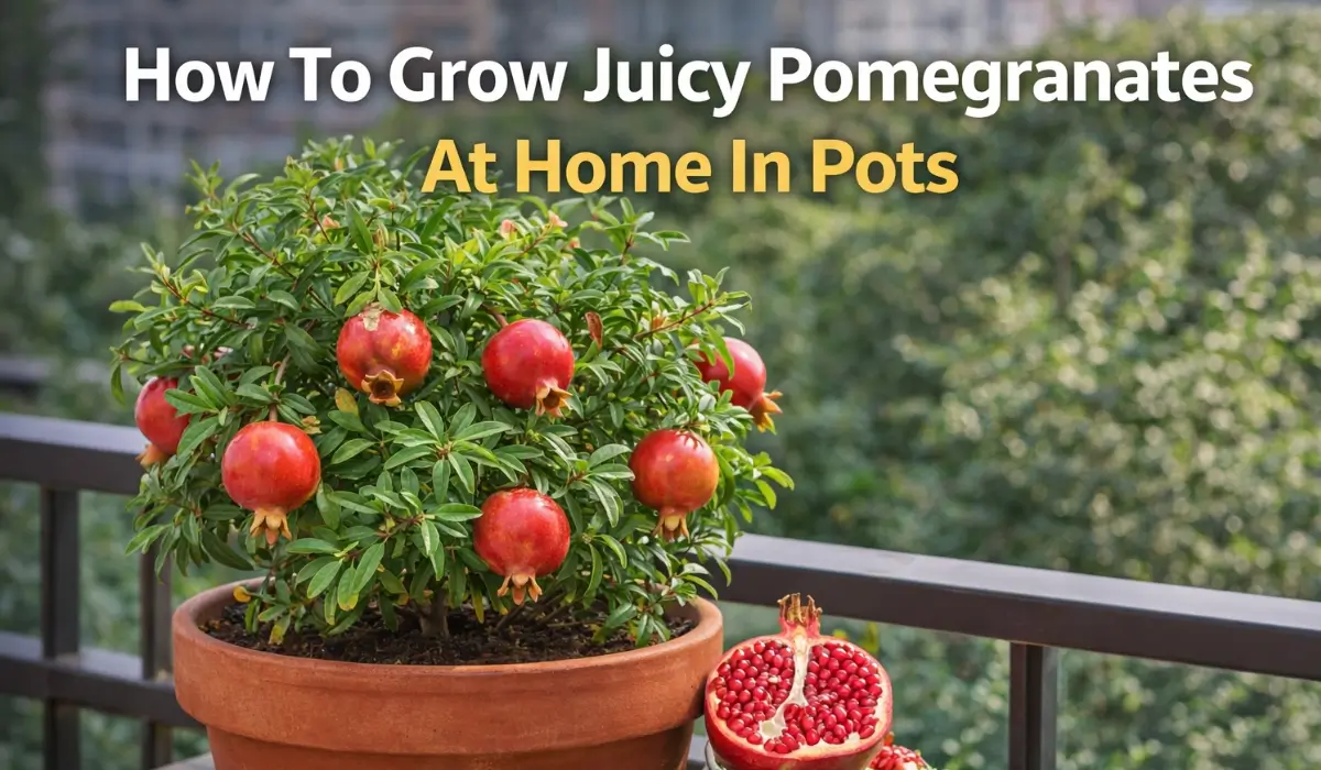 Grow Juicy Pomegranates At Home