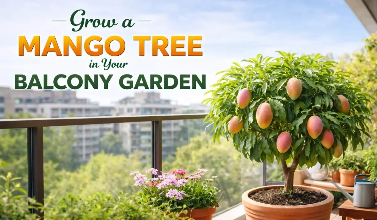Grow a Mango Tree in Your Balcony Garden at Home
