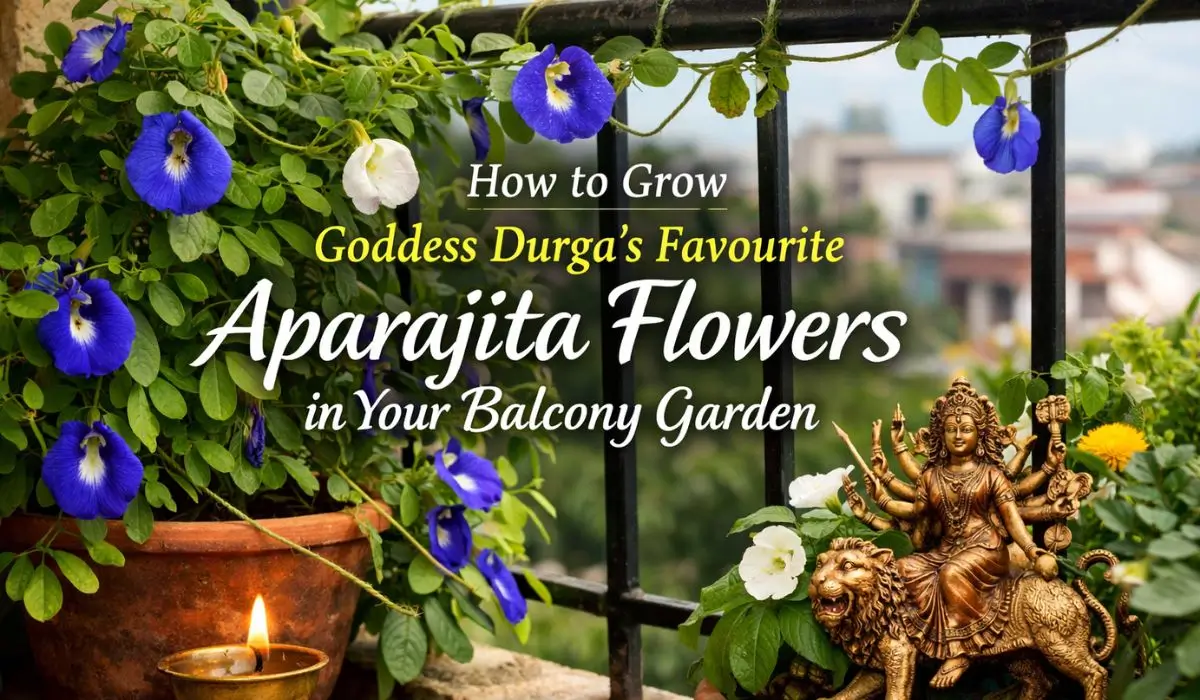 How to Grow Aparajita Flowers in a Balcony