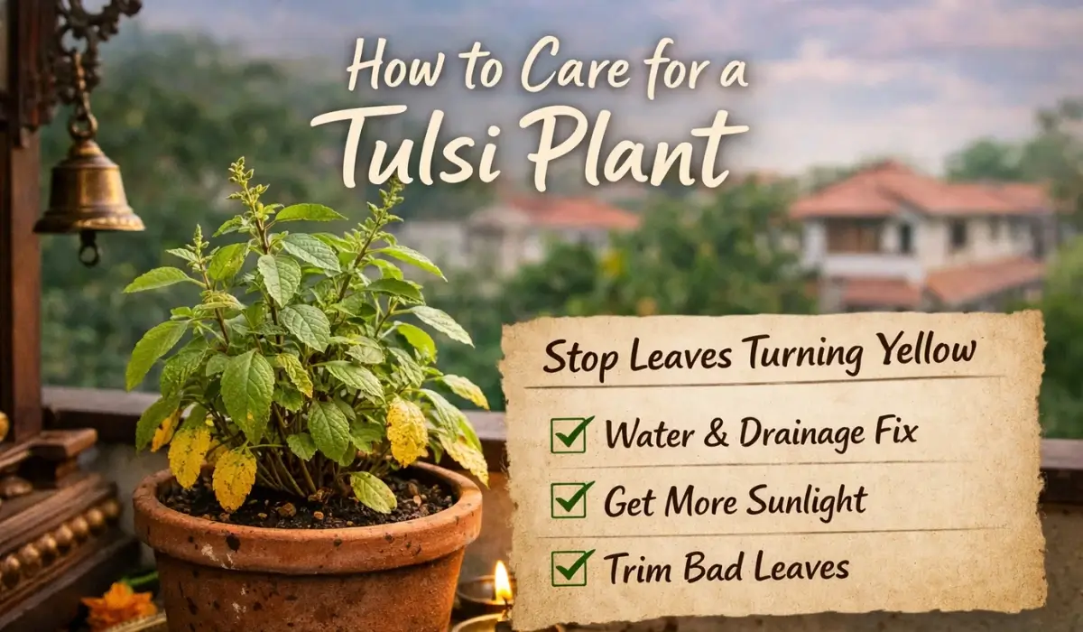 how to care for a tulsi plant