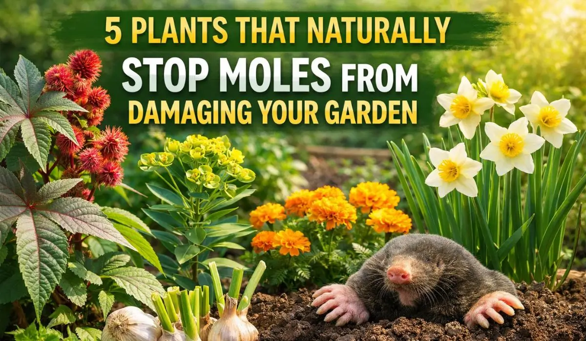 plants that repel moles