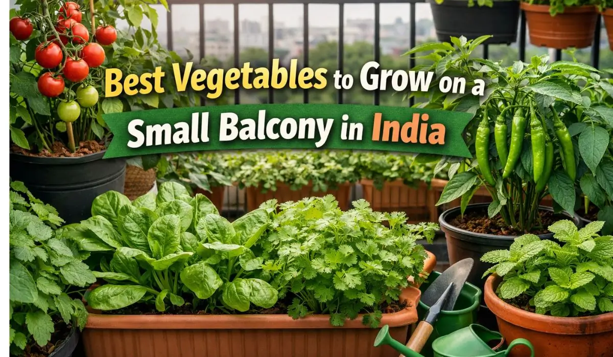 Best Vegetables to Grow on Balcony in India