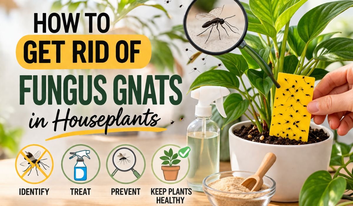 How to Get Rid of Fungus Gnats in Houseplants