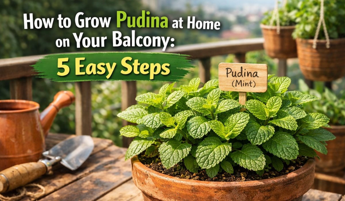 How to grow pudina at home