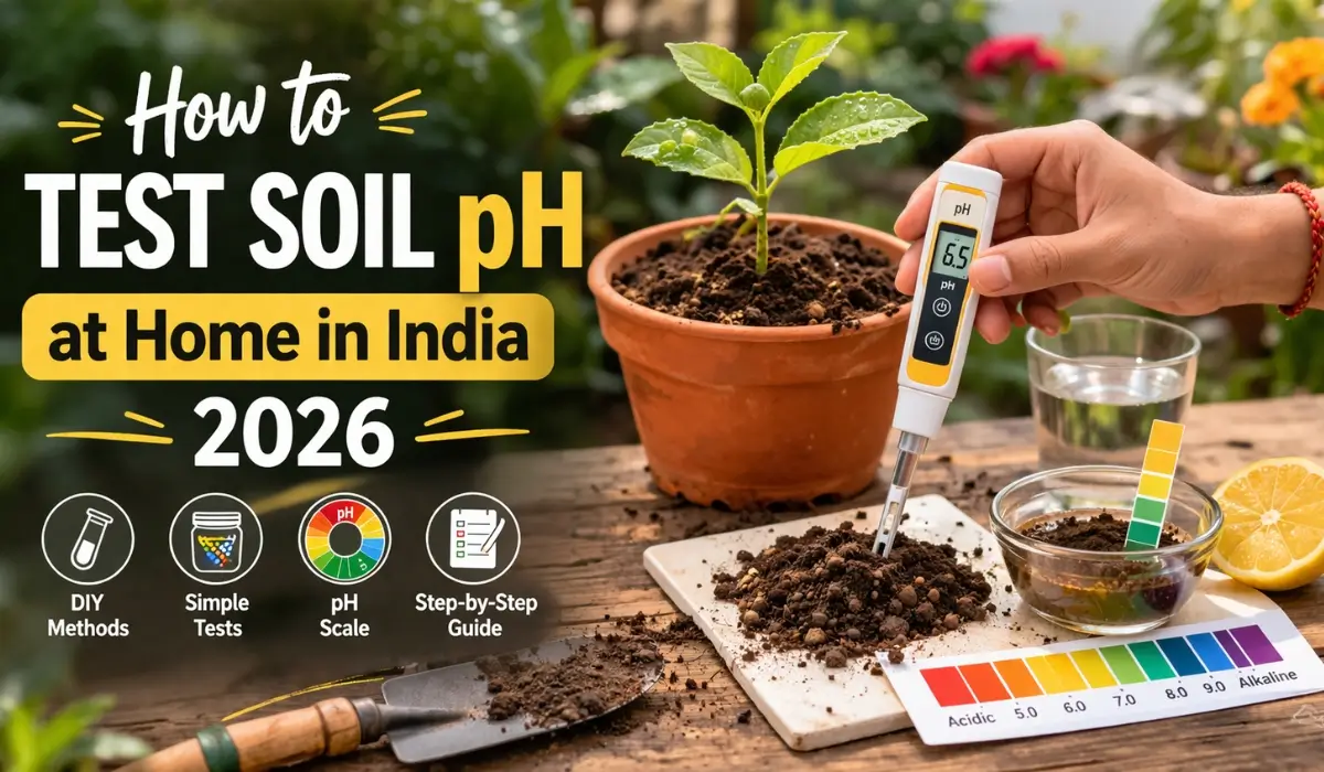 How to test soil pH at home in India 2026