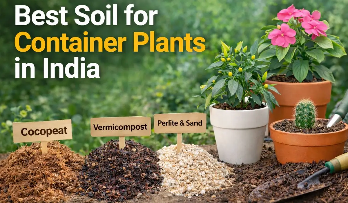 best soil mix for container plants in India