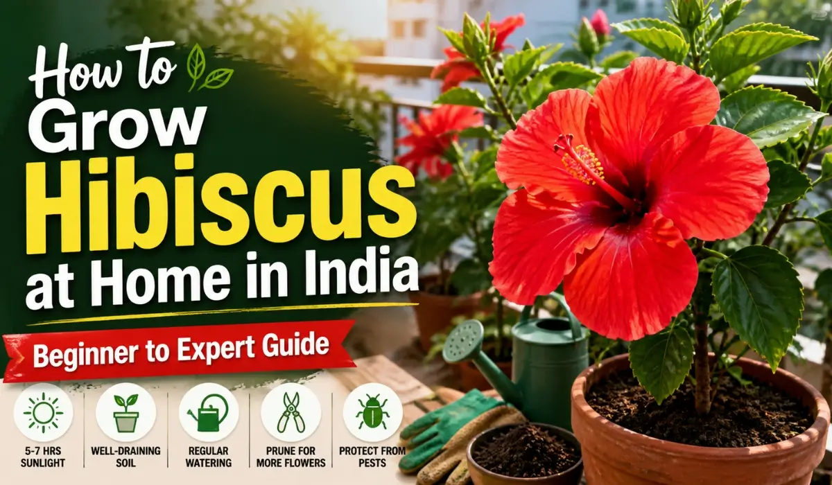 how to grow hibiscus at home in india