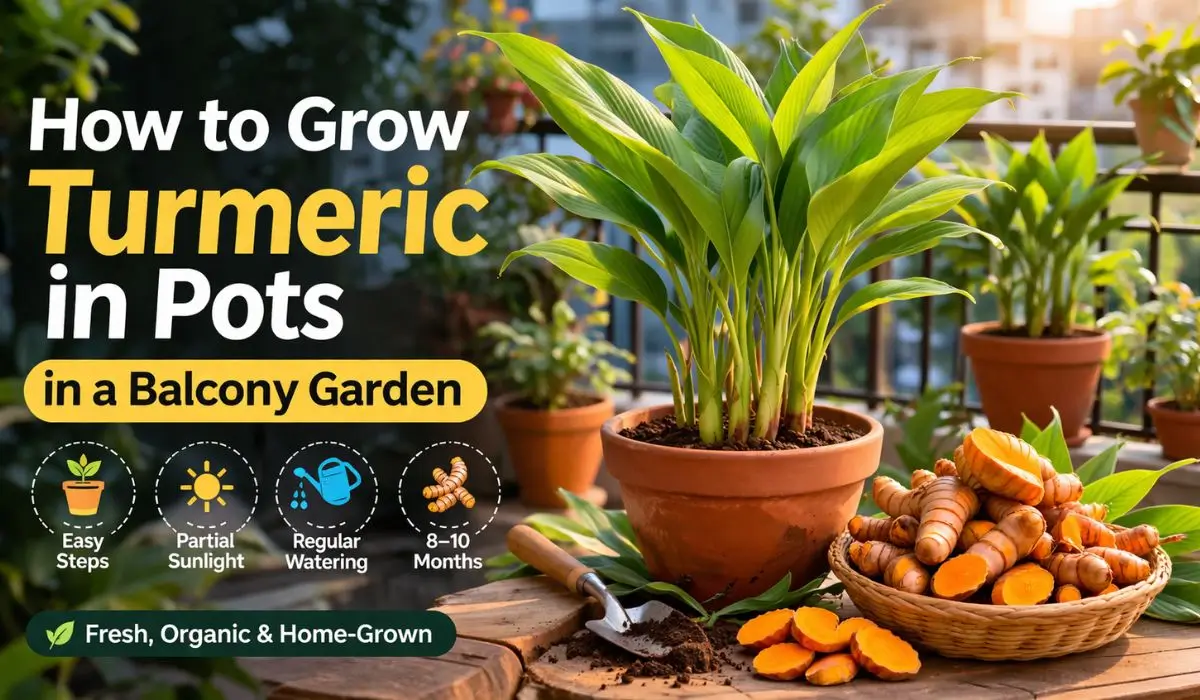 how to grow turmeric in pots