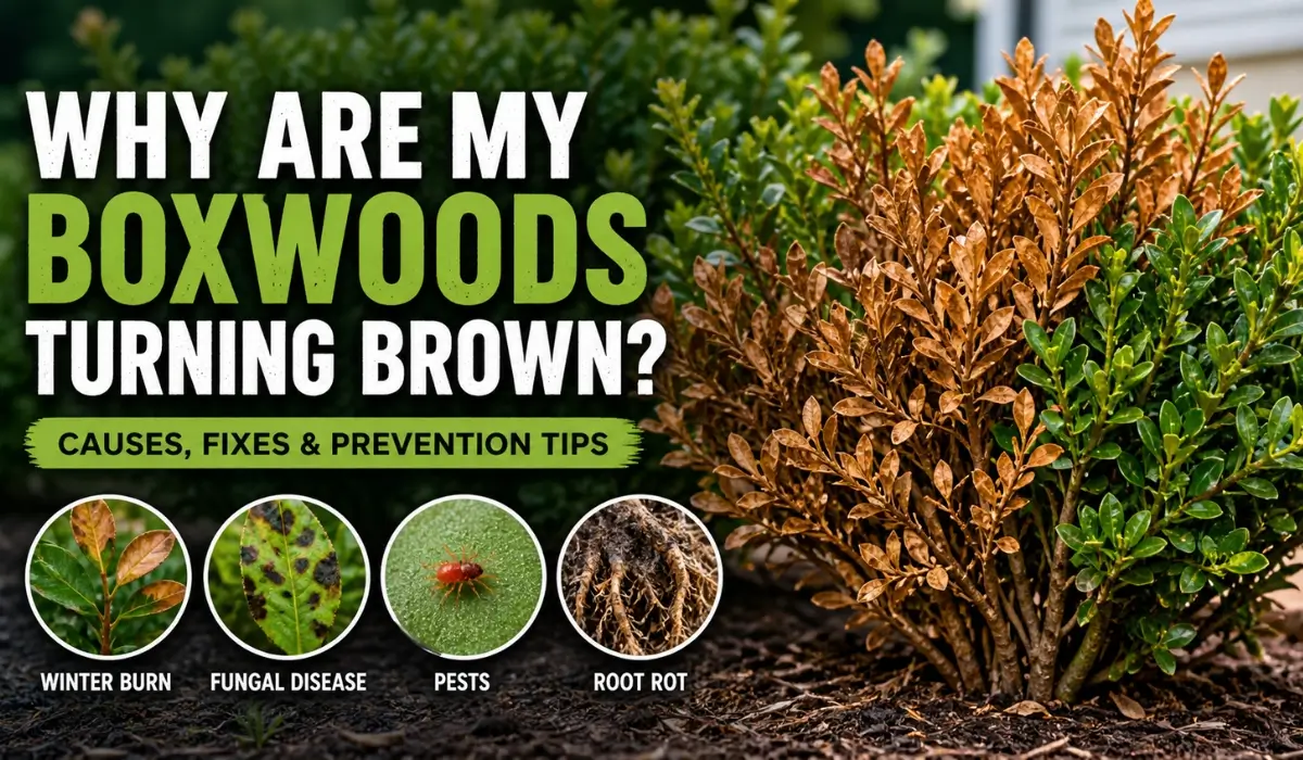 Why Are My Boxwoods Turning Brown? Causes & Fixes Guide