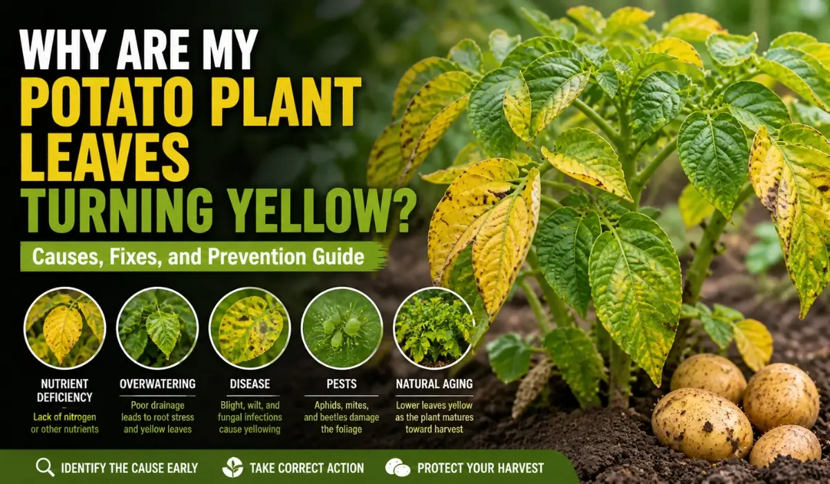 Why Are My Potato Plant Leaves Turning Yellow? Causes & Fixes