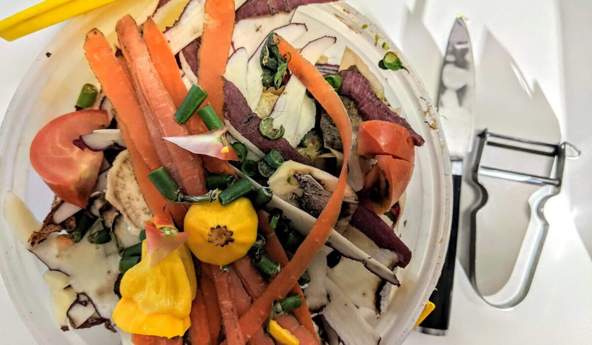 A vibrant pile of vegetable peels for composting, promoting sustainable living. — Photo by Denise Nys on Pexels