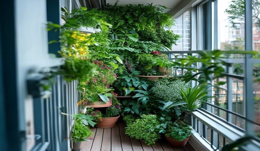balcony vertical garden ideas — Balcony vertical garden: 7 smart space-saving solutions